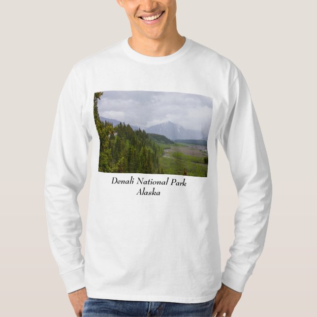 T-shirt Nuageux À Denali (Devant)