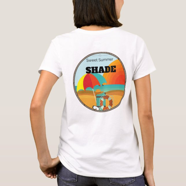 T-shirt Nuance douce d'été (Dos)