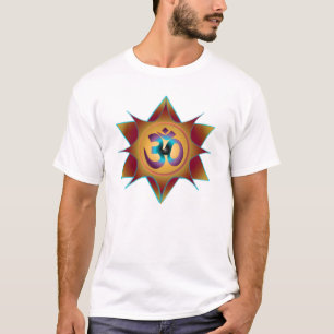 T-shirt Nuances de la terre de mandala de l'OM