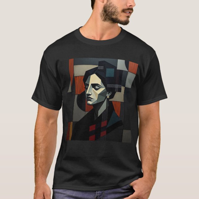 T-shirt NUES Cubist Abstract 2 (Devant)