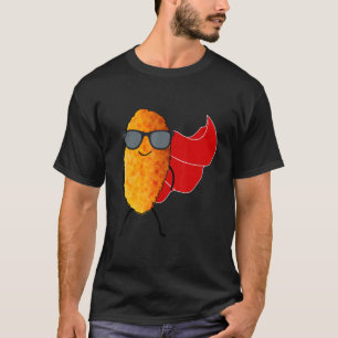 T-shirt Nugget Nug Cape Chicken Nugget Fast Food