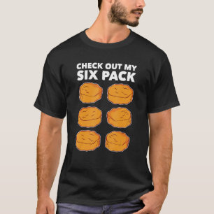 T-shirt Nugget Six Pack Nugget Chicken Nuggets Fast Food