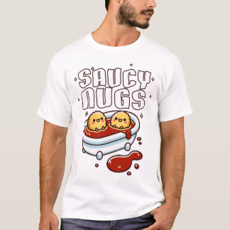 T-shirt Nuggets de poulet à la soupe