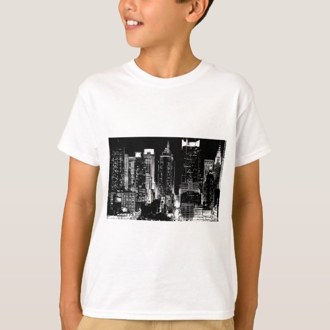 T-shirt Nuit à New York (Devant)