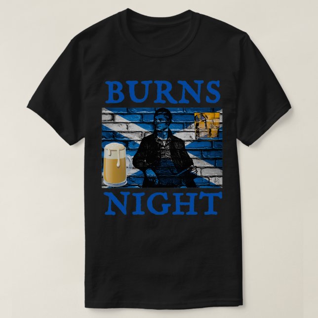 T-shirt Nuit Burns 24 (Design devant)