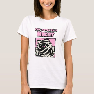 T-shirt Nuit Cat-Astrophie