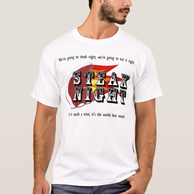 T-shirt Nuit de bifteck (Devant)