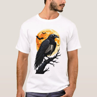 T-shirt Nuit de corbeau à os de lune