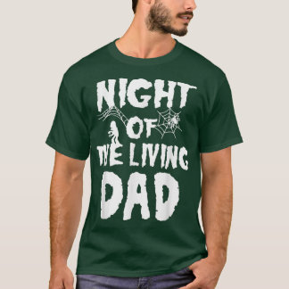 T-shirt Nuit du Père Vivant Halloween Conception Vintage F