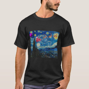 T-shirt Nuit étoilée de Noël 3805png3805