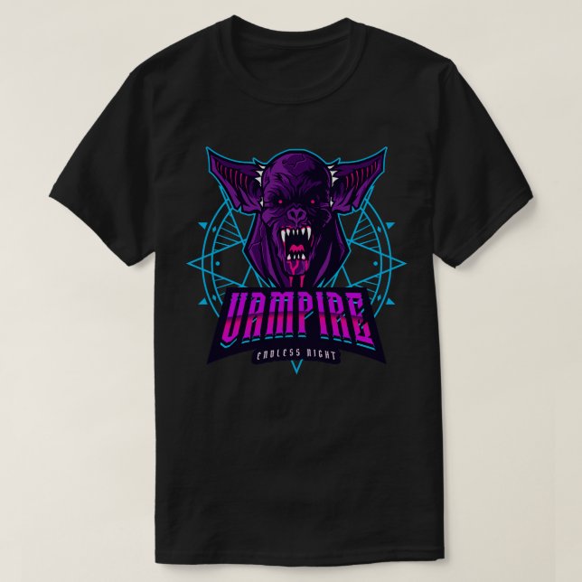 T-shirt Nuit sans fin vampire (Design devant)