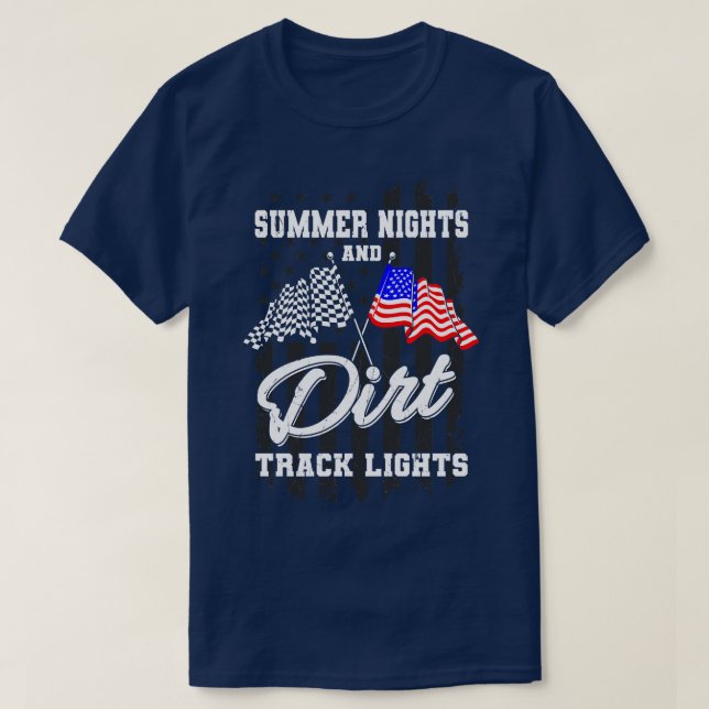 T-shirt Nuits d'été Dirt Track Lights (Design devant)