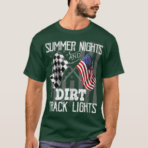 T-shirt Nuits d'été Dirt Track Lights Racing Motocross