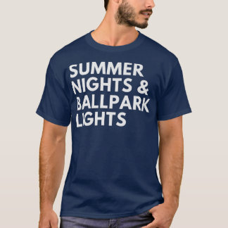 T-shirt Nuits D'Été Et Lumières Du Ballpark1043