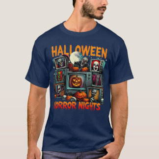 T-shirt Nuits d'horreur d'Halloween famille de film effray