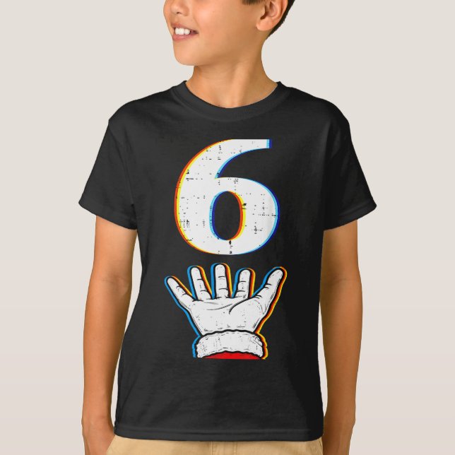T-shirt Number 6 Matching 67 Meme Christmas Pajamas Men Wo (Devant)