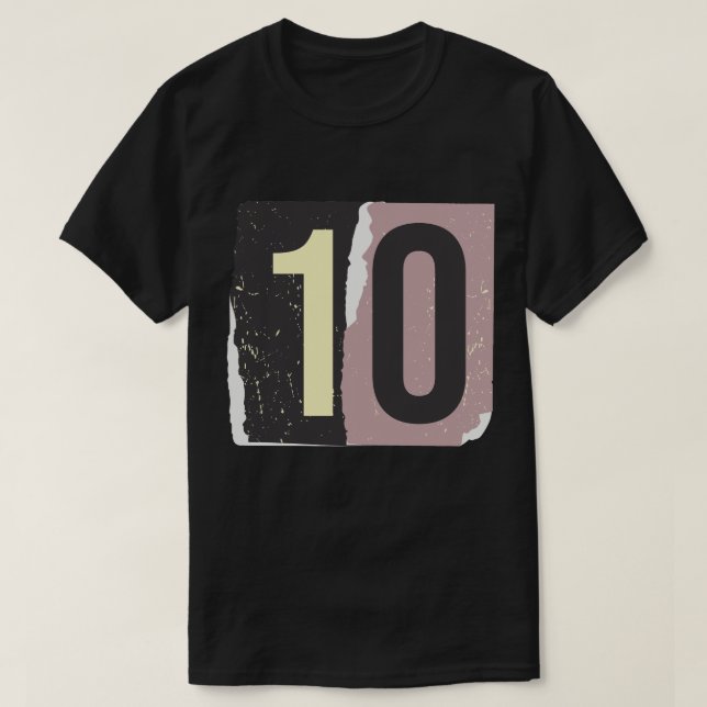 T-shirt Number Magazine Ransom 10 (Design devant)