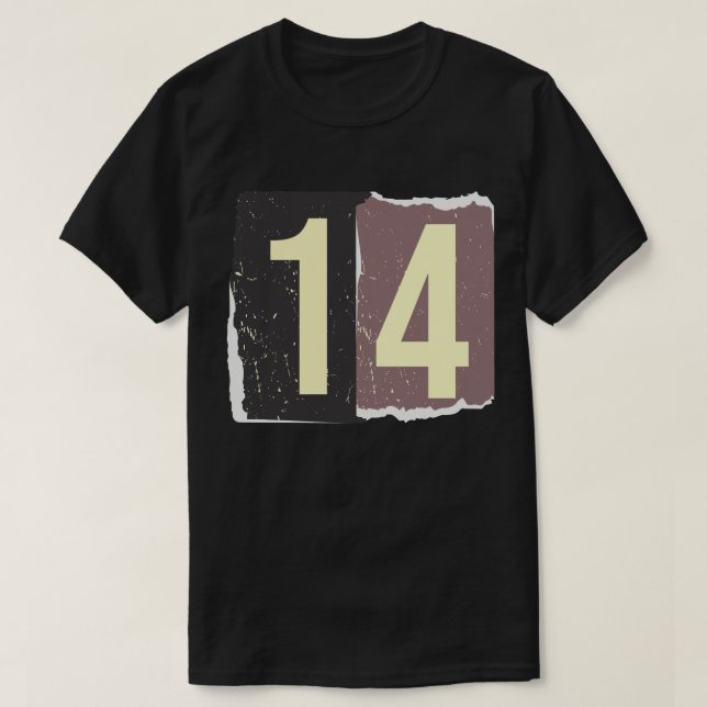 T-shirt Number Magazine Ransom 14 (Design devant)