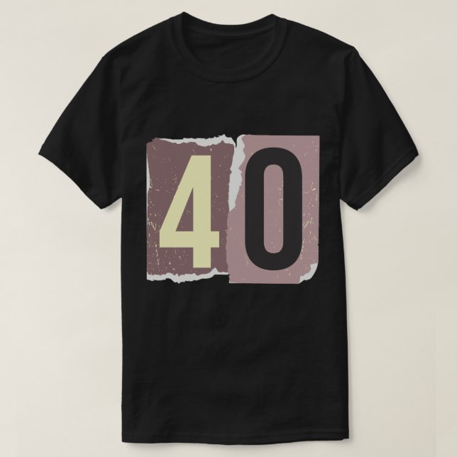 T-shirt Number Magazine Ransom 40 (Design devant)