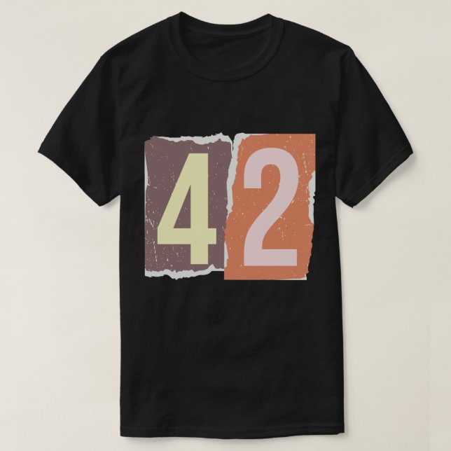 T-shirt Number Magazine Ransom 42 (Design devant)