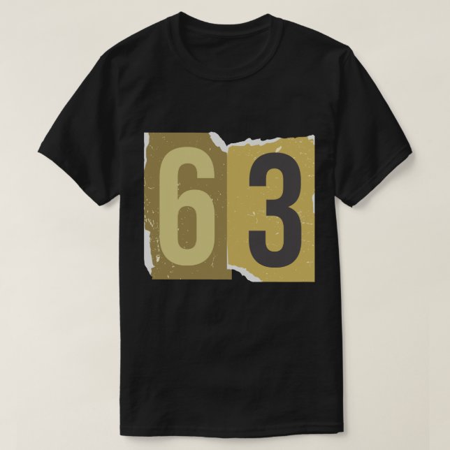 T-shirt Number Magazine Ransom 63 (Design devant)
