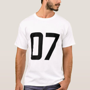 T-SHIRT NUMÉRO 07