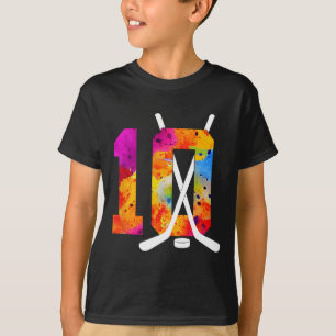 T-shirt Numéro 10 Ans de Hockey sur Glace 10e Anniversaire