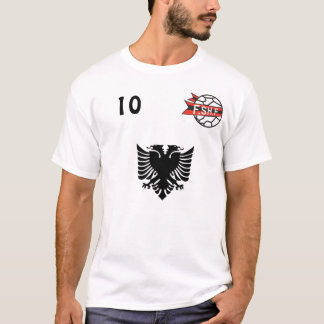 T-shirt numéro 10 de chemise du football de