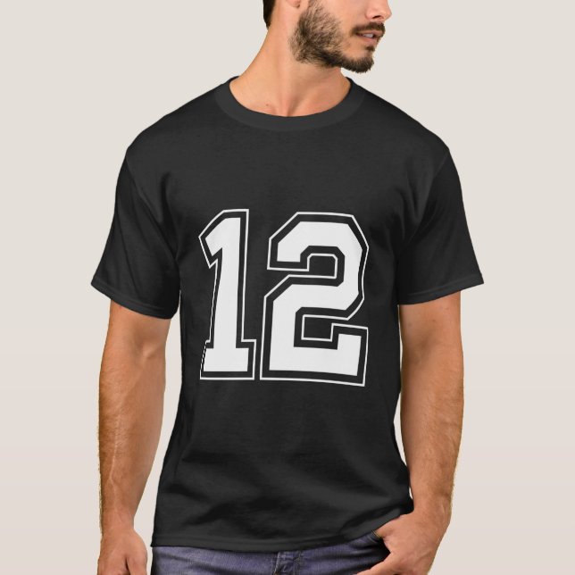 T-shirt Numéro 12 (Devant)