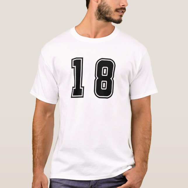 T-shirt Numéro 18 (Devant)