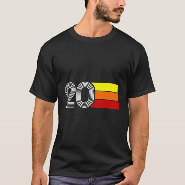 T-shirt Numéro 20 - 20E Anniversaire (Devant)