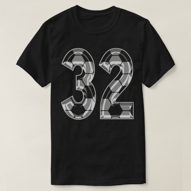 T-shirt Numéro 32 Jersey 32 Maman Joueur ventilateur (Design devant)