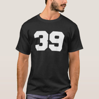 T-shirt Numéro 39 Sports Joueur Jersey 39 Fan avant Impres