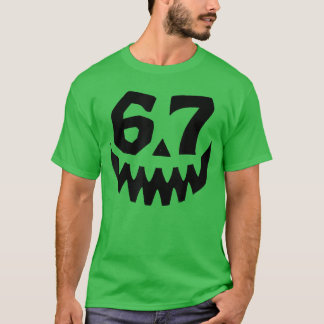 T-shirt Numéro 67 Correspondant Six Sept 6 7 Mème 6 7 Hall