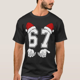 T-shirt Numéro 67 Correspondant Six Sept 6 7 Mème 6 7 Noël