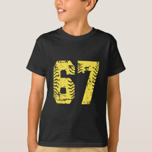 T-shirt Numéro 67 Groupe Jaune Anniversaire Halloween Corr
