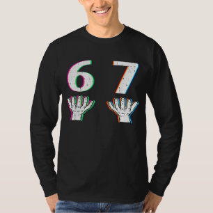 T-shirt Numéro 6 7 • Correspondance 67 Meme Halloween Six