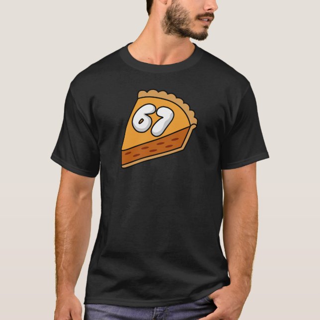 T-shirt Numéro 6 7 Tarte Citrouille de Thanksgiving (Devant)