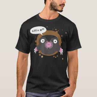T-shirt Numéro Avogadro. Cadeau chimiste de la journée Cut