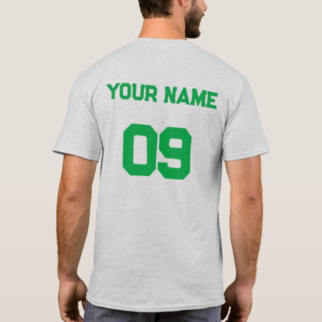 T-shirt Numéro de nom personnalisé sur le côté arrière Pol (Dos)