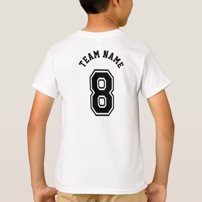 T-shirt Numéro du Jersey 8 Sports (Dos)