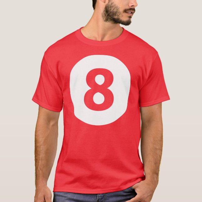 T-shirt Numéro huit (Devant)