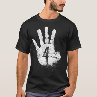 T-shirt NUMÉRO QUATRE 4 Façons fantastiques de dire Bonjou