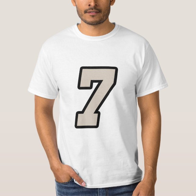 T-shirt Numéro sept 7 (Devant)