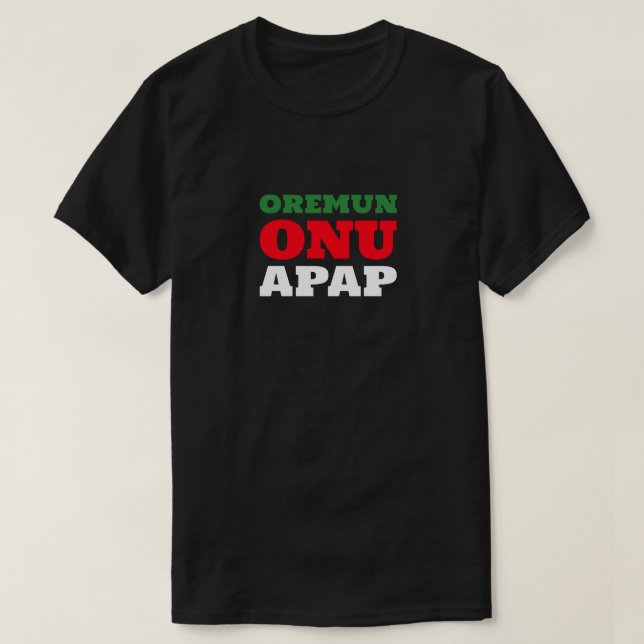 T-shirt Numero Uno Papa (Design devant)