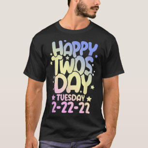 T-shirt Numérologie amusante Février, Joyeux Jumeau Mardi 