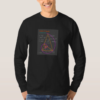 T-shirt Numéros Triangle d'or et Fibonacci