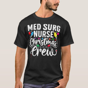 T-shirt Nur chirurgical Médicale de l'équipe de Noël de