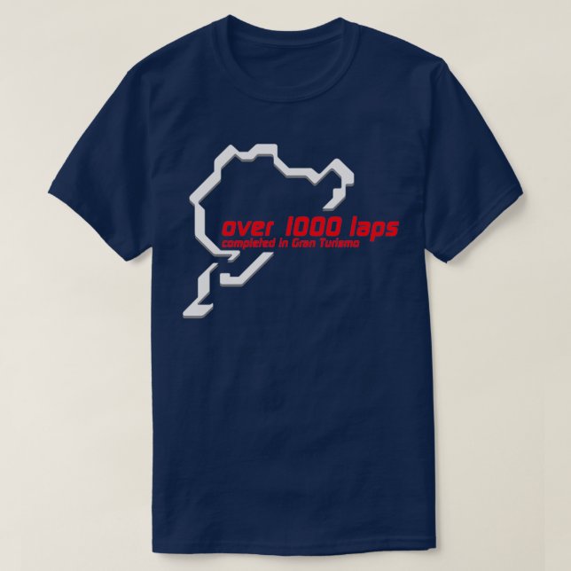 T-shirt Nurburgring club 1000 lap Gran Turismo (Design devant)