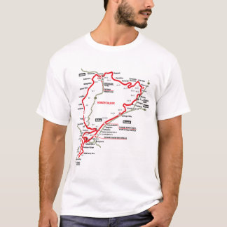 T-shirt Nürburgring Nordschleife - Germany Track Map Photo